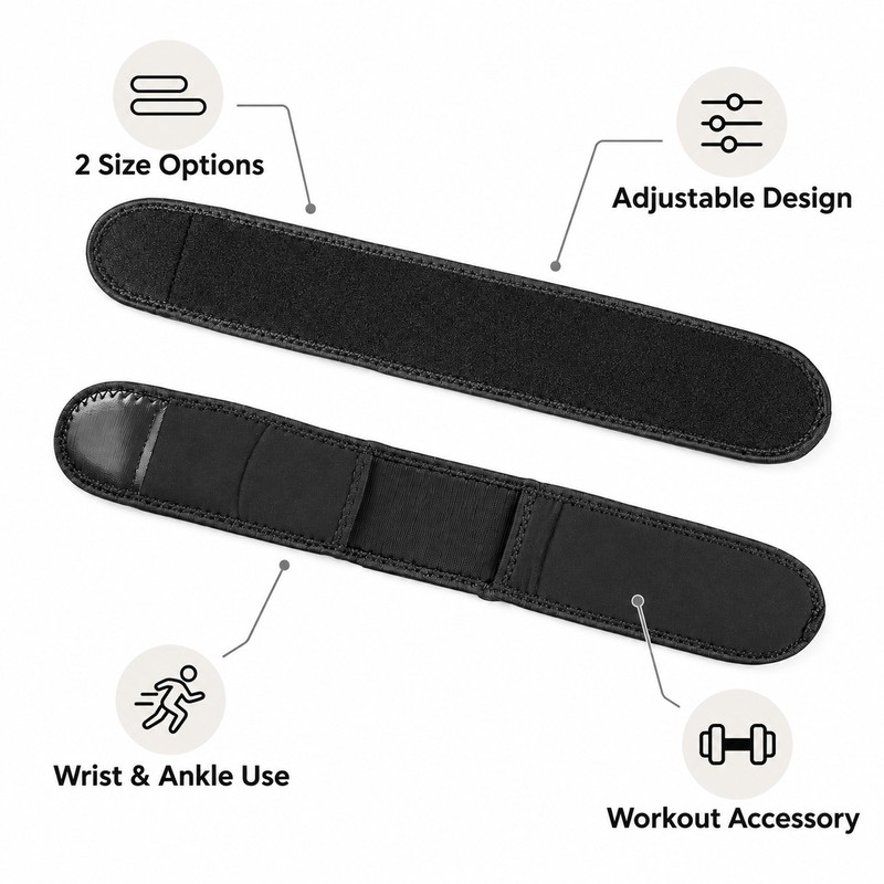 Fitness Tracker Wrist & Ankle Strap Set – Adjustable Bands
