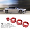 AC Switch Ring Volume Knob Cover Aluminium Alloy Stylish Perfect