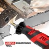 SHALL Electric Cordless Chainsaw Sharpener Kit, with 6 Titanium-Coated Diamond