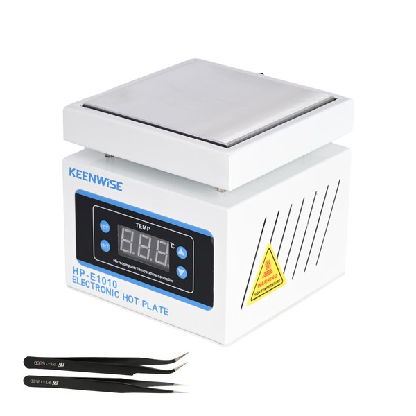 KeenWise 110V 360W Soldering Hot Plate, Electric Hot Plate, LED