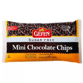 Gefen Sugar Free Mini Chocolate Chips, 10 oz. (3 Pack)