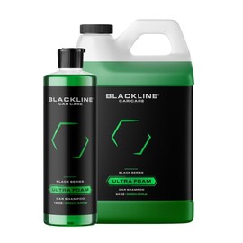 BLACKLINE® ULTRA FOAM - High-Foaming pH-Neutral Car Soap - Perfect for Foam Cannons & Bucket Washes, Green Apple Scent, Safe on All Vehicle Finishes:_16oz_Sour Green Apple Soap