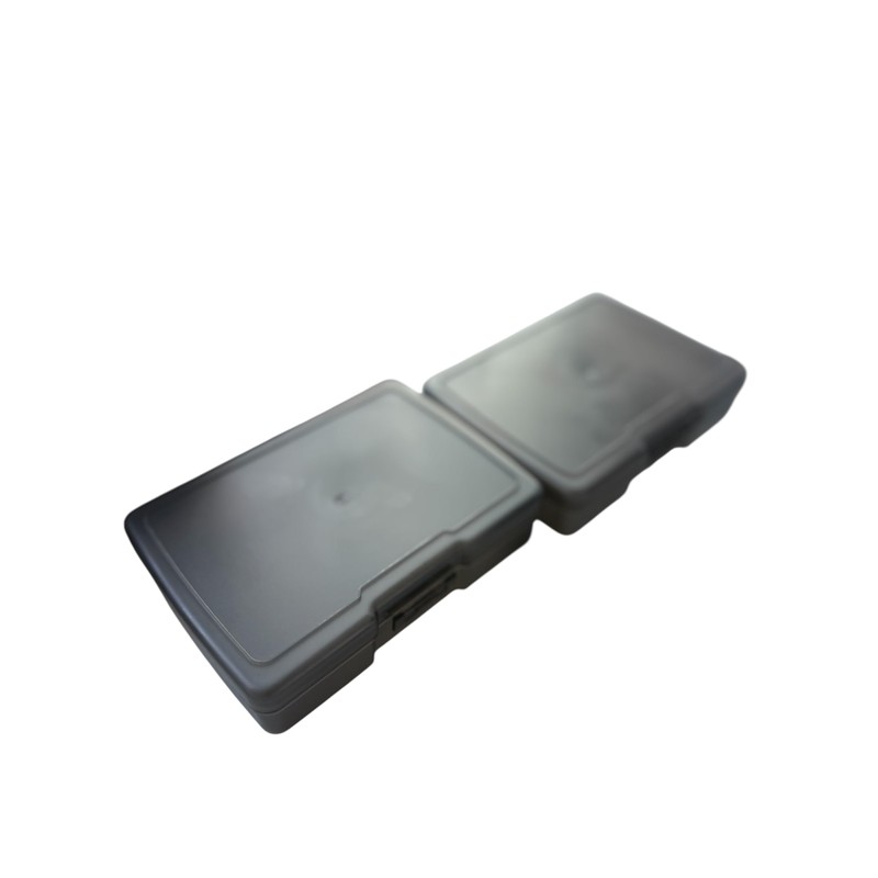 Flash Card Storage Boxes – Set of 2, Black, Stackable