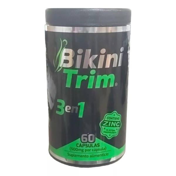 Ultradvance Bikini Trim 60 Caps Con Zinc 500 Mg Sabor Sin Sabor