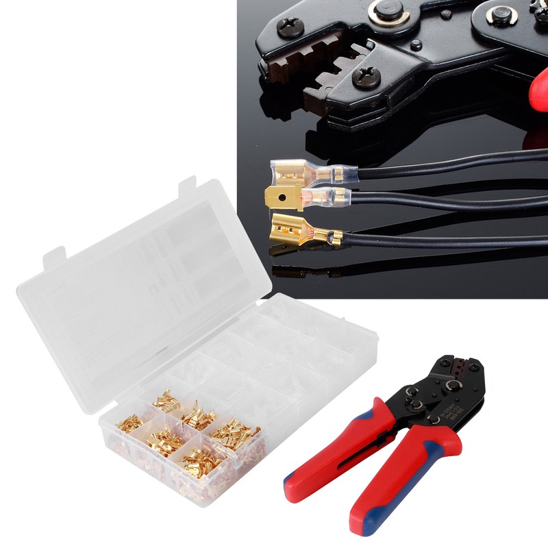 Cold Pressed Terminal Crimping Pliers Insulated Wire Crimper Tools Cable