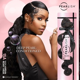 Sensationnel Pearlish Bundle BSS hair - Pearlish Euro Body Deep pearl conditioned 15a remy Beauty supply hair sew in or glue on human hair - Pearlish Bundles Euro Body (10 Inch, NATURAL)