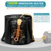Thallike Portable Hot Shower for Camping, 1000W Immersion Heated, Rechargeable
