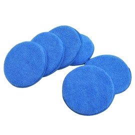 GSHLLO 6 Pcs Microfiber Wax Applicator Pads Car Foam Wax Applicator Waxing Polish Sponge Car Care Buffing Pads Car Detailing Polishing Pads