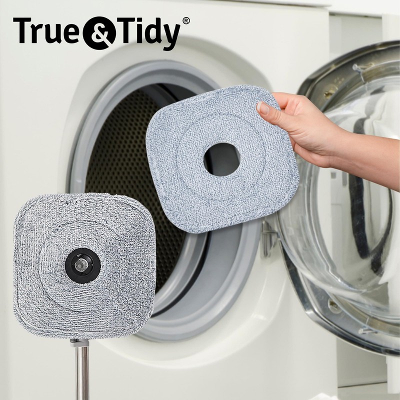 True & Tidy® 2-Pack 9 inch Extra Thick Microfiber Pad