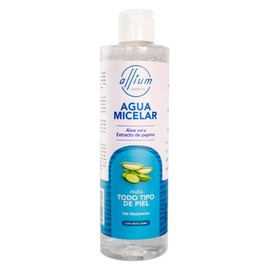 Agua Micelar Desmaquillante con Aloe Vera y Pepino, 250ml, Sin Parabenos, Hidratante, Para Todo Tipo de Piel