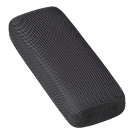 Meigan 2096-01 Compact Slim Eyeglass Case for Men Metal Hard Case Black