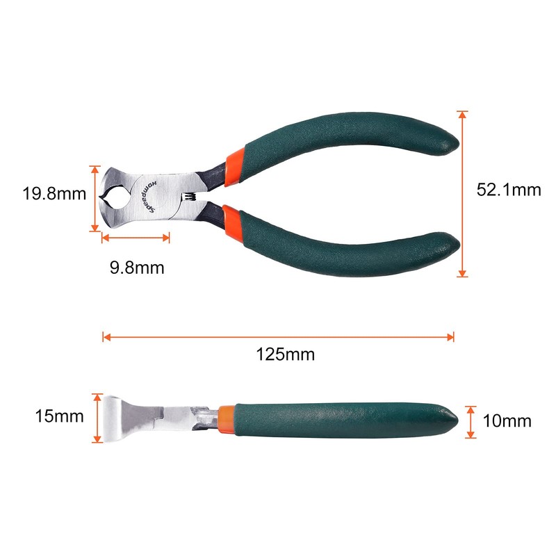 SPEEDWOX End Nipper Mini Grout Nipper Wide Type Protrusion Cutting