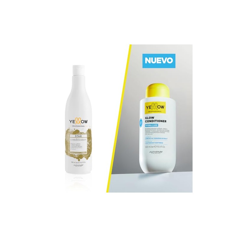 "YELLOW PROFESSIONAL HYDRA CARE GLOW CONDITIONER 500 ml Acondicionador iluminador