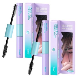 Dalif Glam Dual Fix Hair Mascara 10ml, transparent, 2 pcs / 달리프 글램 듀얼 픽스 헤어 마스카라 10ml, 투명, 2개