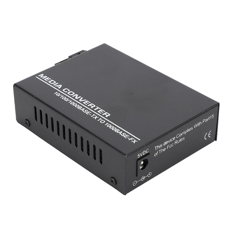 1000Mbps Ethernet Fiber Optic Media Transceiver Single Mode Converter