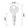 DHEISHA 10PCS Equipment Keys Terex WA05, Fit Terex Equipment Ignition