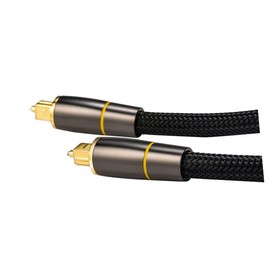 CAXUSD Optical Audio Cable Male to Male Cord for Home Theater Tv Audio Receiver Plated Connectors Lossless Signal Transmission Flexible Wear-Resistant Design