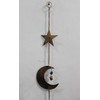 Sun Moon Star Hanging Chime Recycled Iron Wind Chime Sun