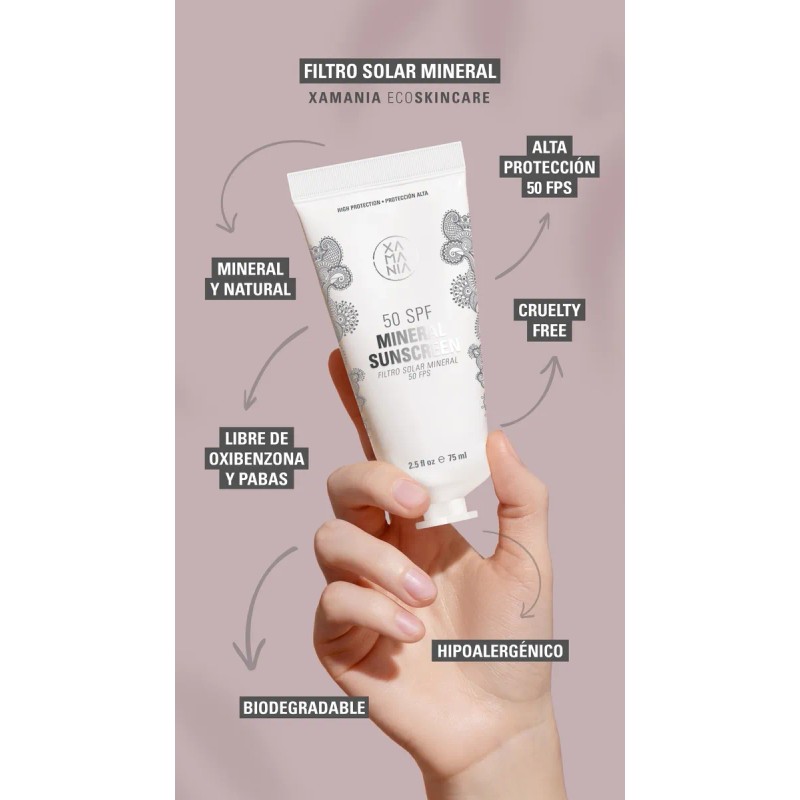 Filtro Solar Mineral 500 Ml- 50 Fps