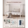 Yoofoss Baby Crib Sheets 2 Pack for Boys and Girls