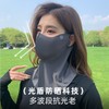 International Women's UV Protection Face Mask - Summer Ice Silk Breathable Thin Neck Cover Size/Black 10ea