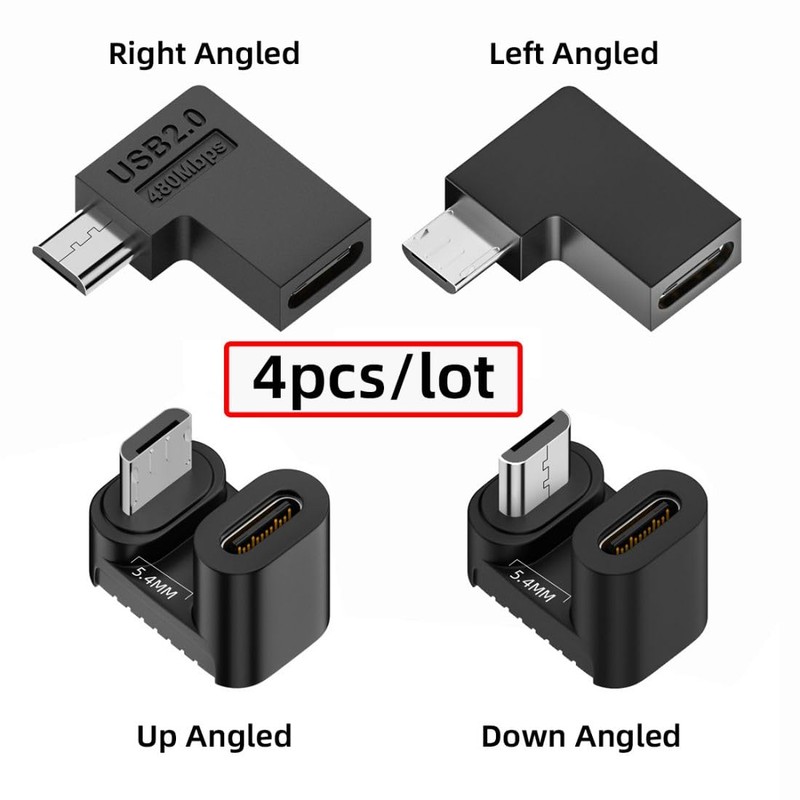chenyang 4 Pack Micro USB 2.0 Connector Micro USB Male