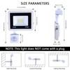 MIWAT 20W Plug in LED Motion Sensor Flood Light, PIR