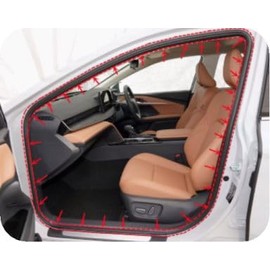 FEILIDAPARTS Door Weatherstrip Compatible with Mazda 3 2004-2009 (Front Right)