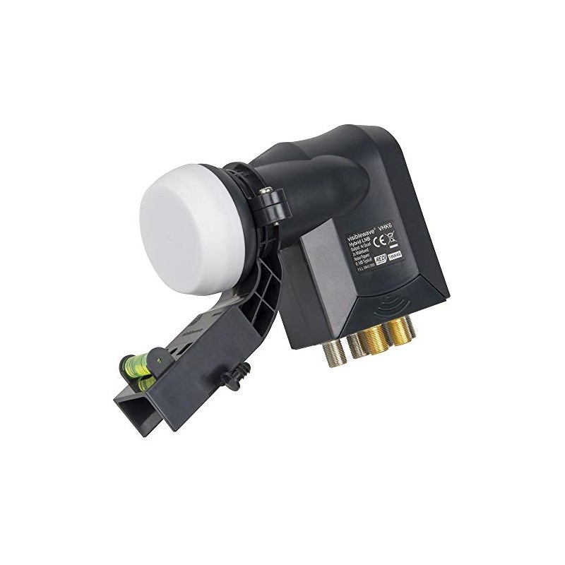 Hybrid 6 Output WIDEBAND LNB with CLAMP | LNB Aerial/Satellite