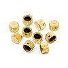 3/8"-16 x 7/16" Brass Coarse Thread Bleeder Caps (10 pcs.)