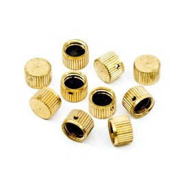 3/8"-16 x 7/16" Brass Coarse Thread Bleeder Caps (10 pcs.)