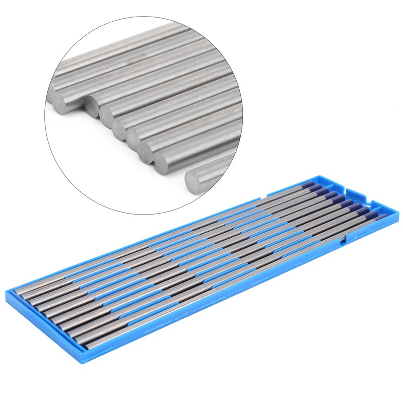 10Pcs Rod Welding Tungsten Electrode Arc Yttrium Needle Equipment Blue