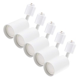 Duct Rail Spotlight Cylinder Type GU10 LED Bulb 6W Color White (Pack of 5)