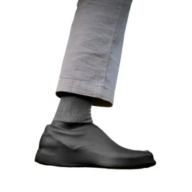 veloToze Roam - Commuting Shoe Cover - Works with Any Shoes - for Cycling, Commute, Flat Pedals, ebike, Walking Black