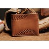 House of Jack Co. Baseball Wallet for Men, Leather Bifold