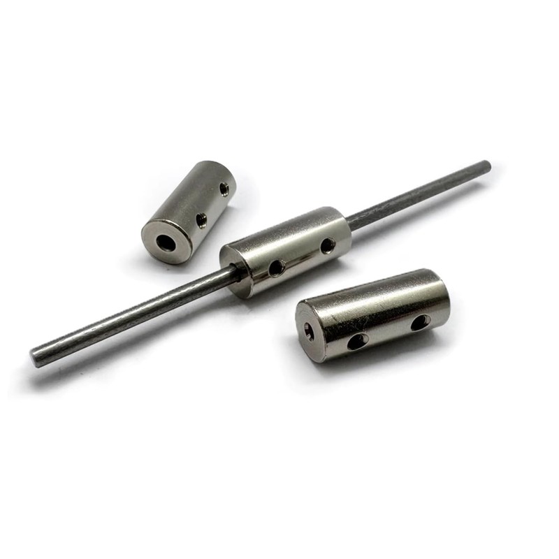 Rigid Coupling Shaft Coupling Connector 3/3.17/4/5/6/6.35/7/8/10/12 mm Hole Selection, Bore
