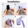 Yuebutor Key Fob Cover Case Compatible with Toyota Highlander Camry