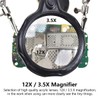 AIMALL LED Magnifier Soldering Iron Stand, Third Hand Helping Station