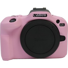 R100 Camera Case, BMAOLLONGB Fullbody Thin Lightweight Silicone Camera Skin Body Rubber Cover Case for Canon Eos R100 (Pink)