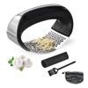 Garlic Press, Garlic Crusher, Ginger Crusher, 304 Stainless Steel, Ergonomic,