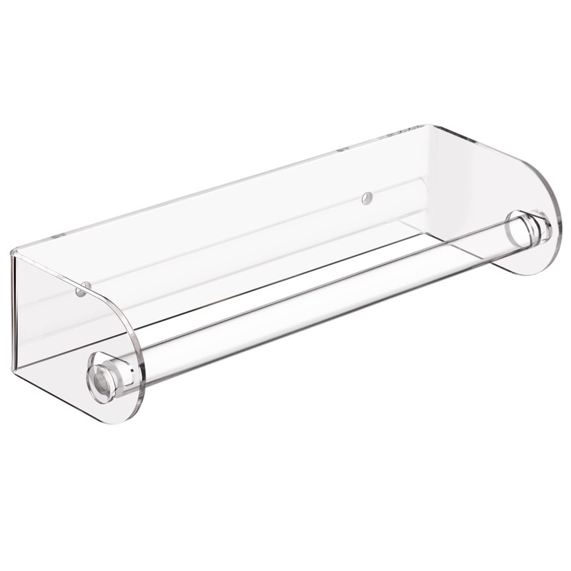 Srenta Clear Acrylic Paper Towel Holder Wall Mount Paper Towel
