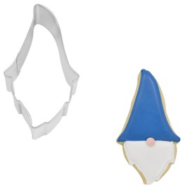 R&M Nordic Gnome 3.75" Stainless Steel Cookie Cutter, Silver