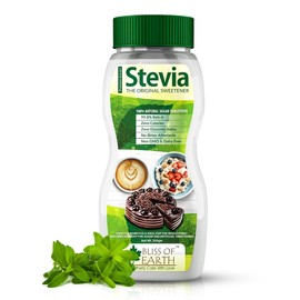 Bliss of Earth 99.8% REB-A Purity Stevia Sweetener, Diet Sugar Stevia Powder, Natural & Sugarfree, Zero Calorie Keto Sweetner, 200GM