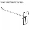 sourcing map Grid Wall Display Hooks Store Garage Storage Wall