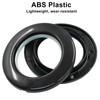 BokWin 8 Pack 1-9/16" (40mm) Inner Diameter Curtain Grommet, Black