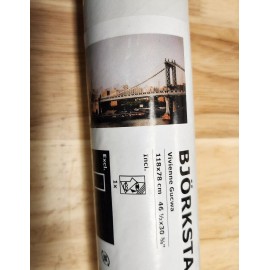 Ikea Bjorksta Manhattan Bridge Print on Canvas 30 ¾"x 46 ½" LAST CHANCE  NEW - BLACK FRAME