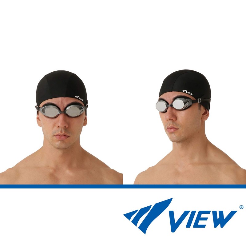 VIEW V630SAM Swimming Goggles With Swipe Anti-Fog, BKDSL