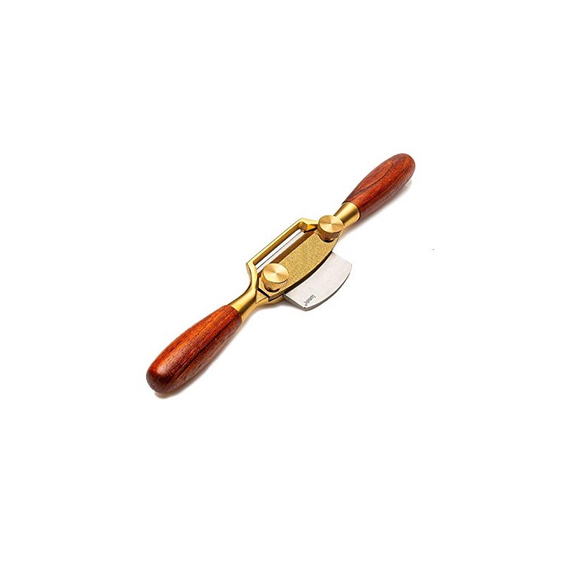 Luban Round Sole Spokeshave Bronze Body Wooden Handles