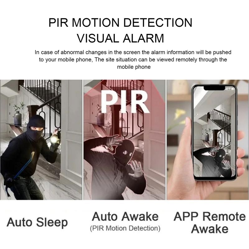 4MP HD Wireless WiFi Security Camera with Light Sensing Night
