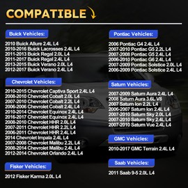 UF491 Ignition Coil & XP5263 Double Iridium Spark Plug for Buick Regal Verano Lacrosses/Chevy Cobalt Equinox Malibu Orlando HHR/GMC Terrain/Pontiac G5 G6/Saturn Replaces#UF645 D522C C1552 12638824